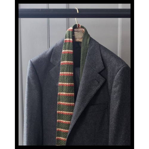 Charcoal Mid Weight Flannel MWF5 A001233 by The Anthology